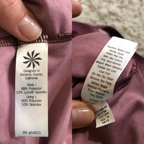 Athleta Alpine Optimism Maroon Tank Top - Picture 8 of 8